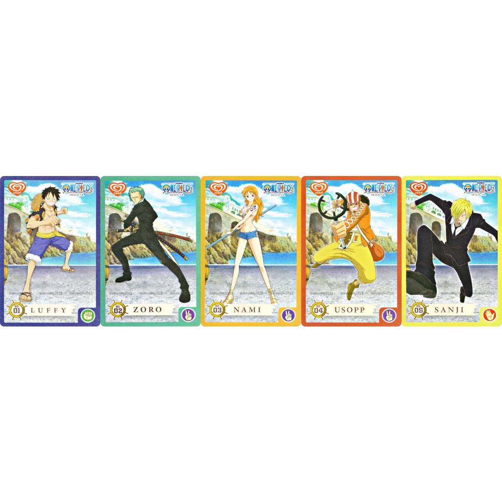 ภาพหน้าปกสินค้าการ์ดสะสม One Piece Card Wall's ไอศกรีมวอลล์ จากร้าน tomenemesis บน Shopee