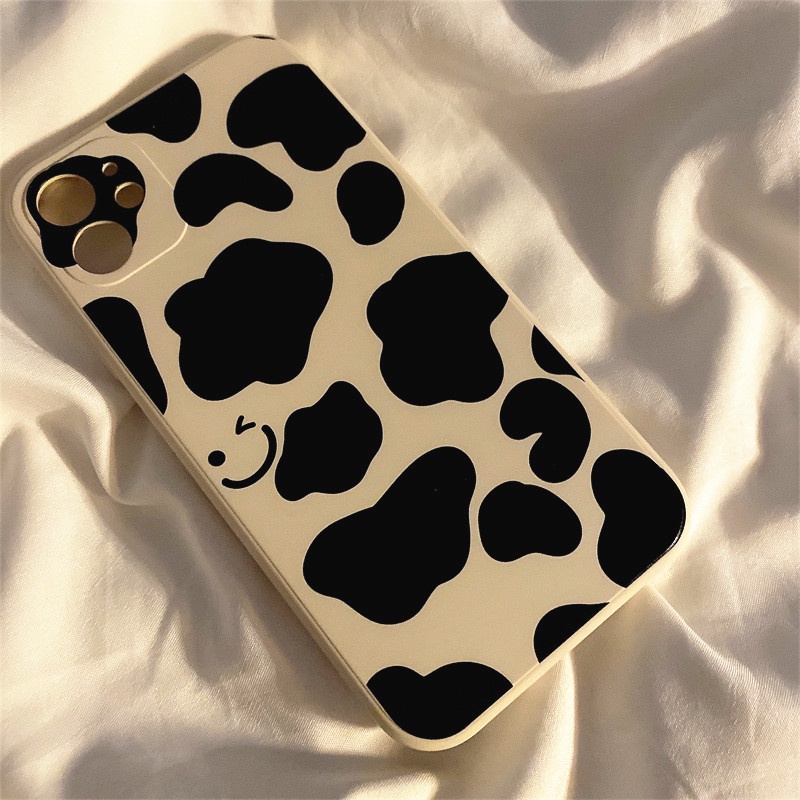 เคสโทรศัพท์มือถือแบบนิ่ม-tpu-ลายวัวหน้ายิ้ม-สําหรับ-oppo-a76-a36-a55-a15-a15s-a53-a33-a52-a92-a31-a91-a16-a74-a95-a73-a94-a93-a54-a5-a9-2020-a3s-a12e-a1k-f1s-f5-เยาวชน-a83-f11-f9-a7-a5s-ax7-reno-5f-4f