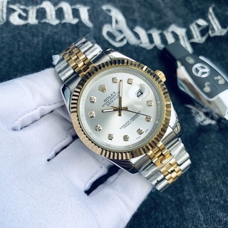 สินค้า 【ถ่ายจริง】นาฬิกา Rolex นาฬิกาสายเหล็ก นาฬิกากลไก นาฬิกาปฏิทิน นาฬิกาคู่รัก