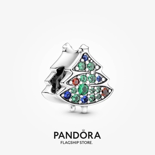 Pandora ชาร์มต้นคริสต์มาส DIY อุปกรณ์เสริม สําหรับของขวัญวันเกิดผู้หญิง p825