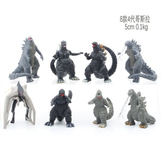 🦕โมเดลก็อตซิลล่า ยกเซ็ท 8 ตัว พร้อมส่งในไทย Godzilla Figure