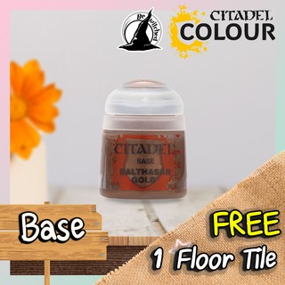 (Base) BALTHASAR GOLD : Citadel Paint แถมฟรี 1 Floor Tile