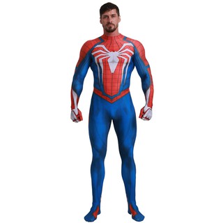 ภาพขนาดย่อของภาพหน้าปกสินค้าInsomniac Games Spiderman ชุดคอสเพลย์ Zentai Spider Man Superhero บอดี้สูทสูท จากร้าน fashionfogimoya.th บน Shopee ภาพที่ 4