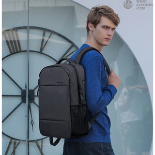 AspenSport Backpack Laptop กระเป๋าสะพายหลัง กระเป๋าโน๊ตบุ๊ค 14-16 นิ้ว กระเป๋าเดินทาง รุ่น AS-B99 สีดำ