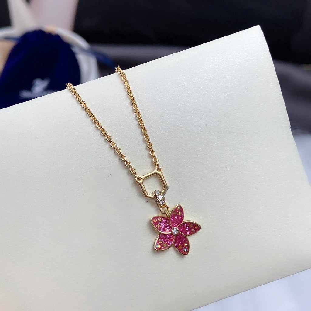 swarovski-สร้อยคอ-tropical-flower-pendant-สวารอฟสกี้-แท้-100-สร้อยคอแฟชั่น-เครื่องประดับแฟชั่น-พร้อมส่ง-ราคาถูก