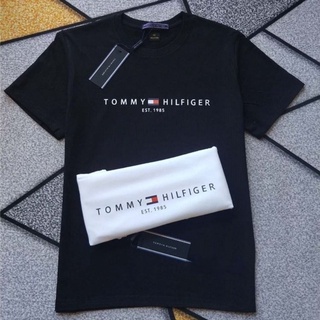 เสื้อยืดแขนสั้น พิมพ์ลาย Tommy แฟชั่นสําหรับผู้ชาย และผู้หญิง