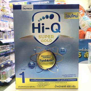 ไฮคิว ซูเปอร์โกลด์ ซินไบโอโพรเทก 600 กรัม (ช่วงวัยที่ 1) นมผงสำหรับเด็กทารกแรกเกิด - 1 ปี Hi-Q Super Gold Step 1