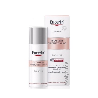 เดย์ ไบรท์เทนนิ่ง | ยูเซอริน Eucerin Spotless Brightening Day Fluid 50ml. ลดจุดด่างดำ กระ ฝ้าแดด