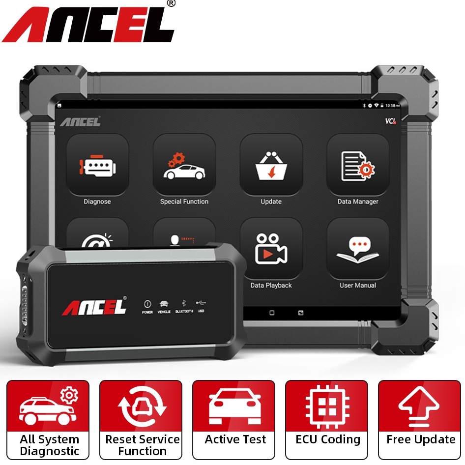 ภาพหน้าปกสินค้าANCEL X7 Professional Bluetooth And Wifi Obd2 Car Scanner Automotive Diagnostic Tools