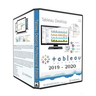 ราคา🔥 Tableau Desktop Pro 2019 - 2020 [ตัวเต็ม] [ถาวร] โปรแกรมวิเคราะห์ข้อมูล Data Visualization 🔥