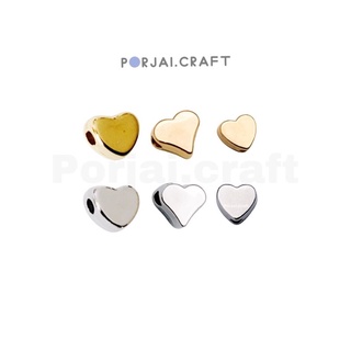 ภาพหน้าปกสินค้าลูกปัดหัวใจ เงิน ทอง Heart Beads ที่เกี่ยวข้อง