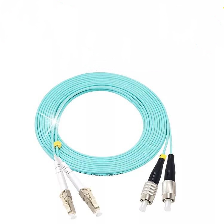 lc-upc-fc-upc-multi-mode-om3-fiber-duple-jumper-2-core-patch-cord-multimode-3m-5m-10m-25mfiber-optic-repair-cable