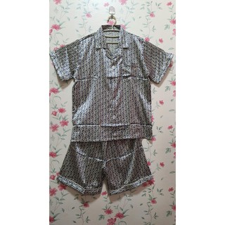 👚[Asleepingplus] ชุดนอนผ้าซาตินไซส์ใหญ่ ลายกราฟฟิก หลากหลายสี แขนสั้น ขาสั้น👚💤💤💤💤💤