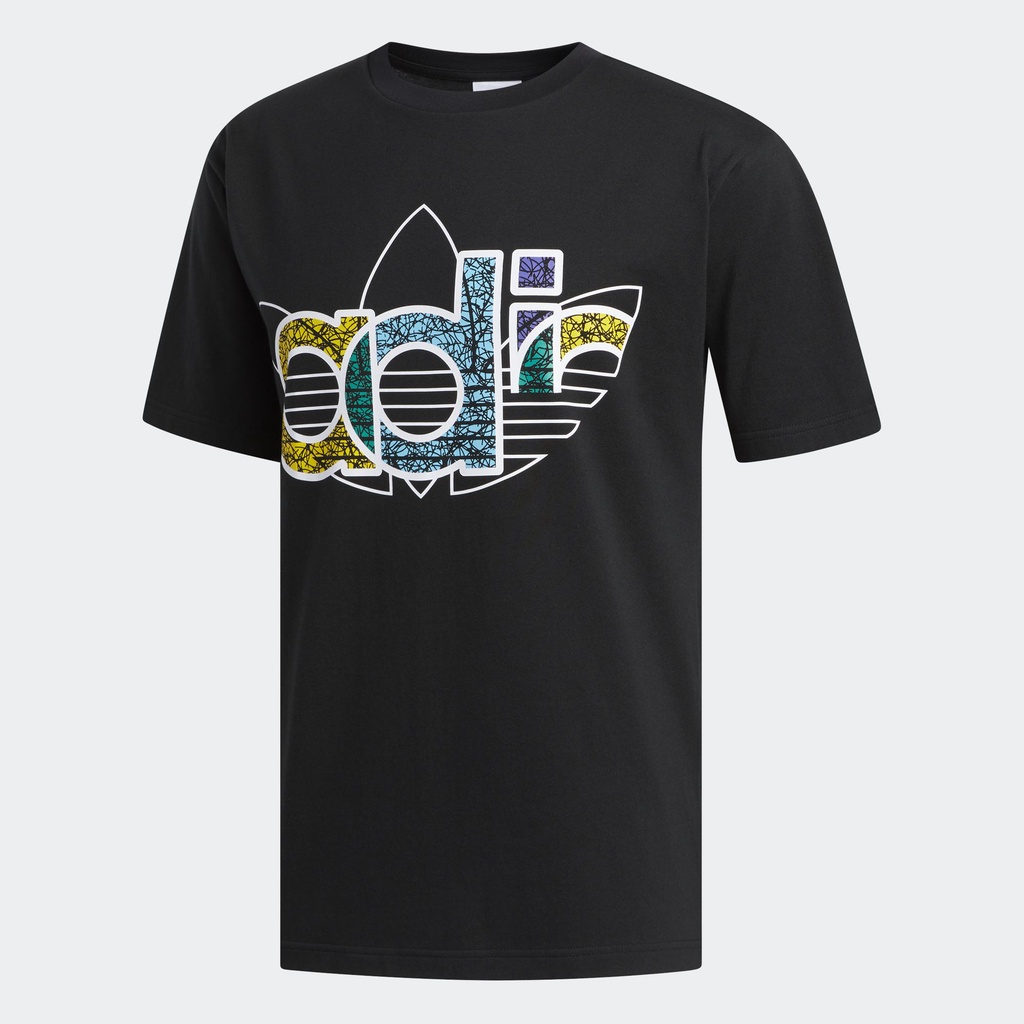 adidas-originals-adidas-trefoil-tee-ผู้ชาย-สีดำ-fm1573