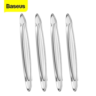 Baseus แผ่นยาง กันรอยขีดข่วน ประตูรถยนต์ 4 ชิ้น