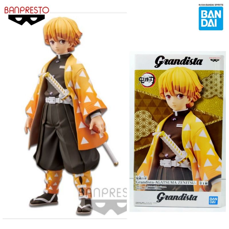 Maquette Demon Slayer - Zenitsu Agatsuma 15 Cm - Bandai Hobby - Pièces Pré-peintes, Montage Facile - 12
