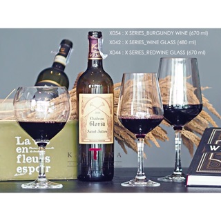 แก้วไวน์แดง รุ่น X-Series Red Wine Glass สวย ทรงหรู โพลีคาร์บอเนต สำหรับปาร์ตี้ ตกไม่แตก รุ่น X042/X044