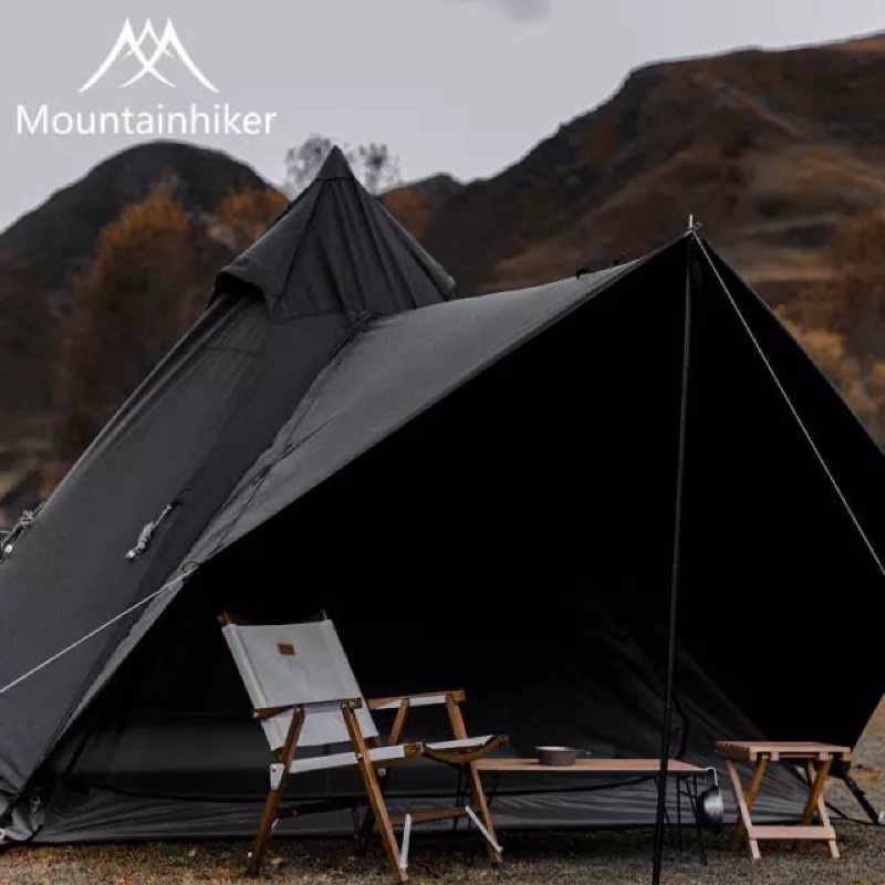 เต๊นกระโจม: Mountainhikerรุ่น.Dark tower sky tarpขนาด 3-4 คน