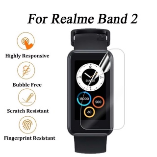 สินค้า ฟิล์มป้องกันรอยหน้าจอ Tpu 5 ชิ้นสําหรับ Realme Band2 Smart Bracelet Wristband Cover Band2