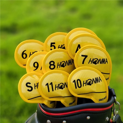 cover-ปลอกไม้กอล์ฟ-honma-10-ชิ้น-ปลอกหนังหลายแบบสำหรับใส่ชุดเหล็ก-ปลอกหุ้มหัวไม้กอล์ฟแบบสวม-สินค้าพร้อมส่งนะค่ะ