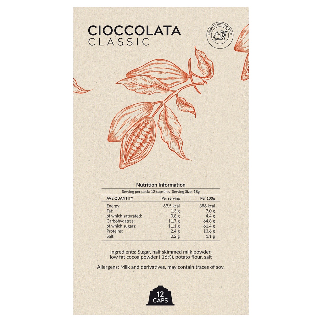 punto-italia-espresso-แคปซูลช็อกโกแลต-dolce-gusto-compatible-chocolate-classic-12-แคปซูล