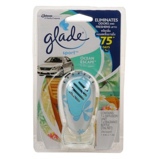 Air freshener CAR AIR FRESHENER GLADE SPORT OCEAN ESCAPE 7ML Air freshener desiccant Home use น้ำหอมปรับอากาศ น้ำหอมปรับ