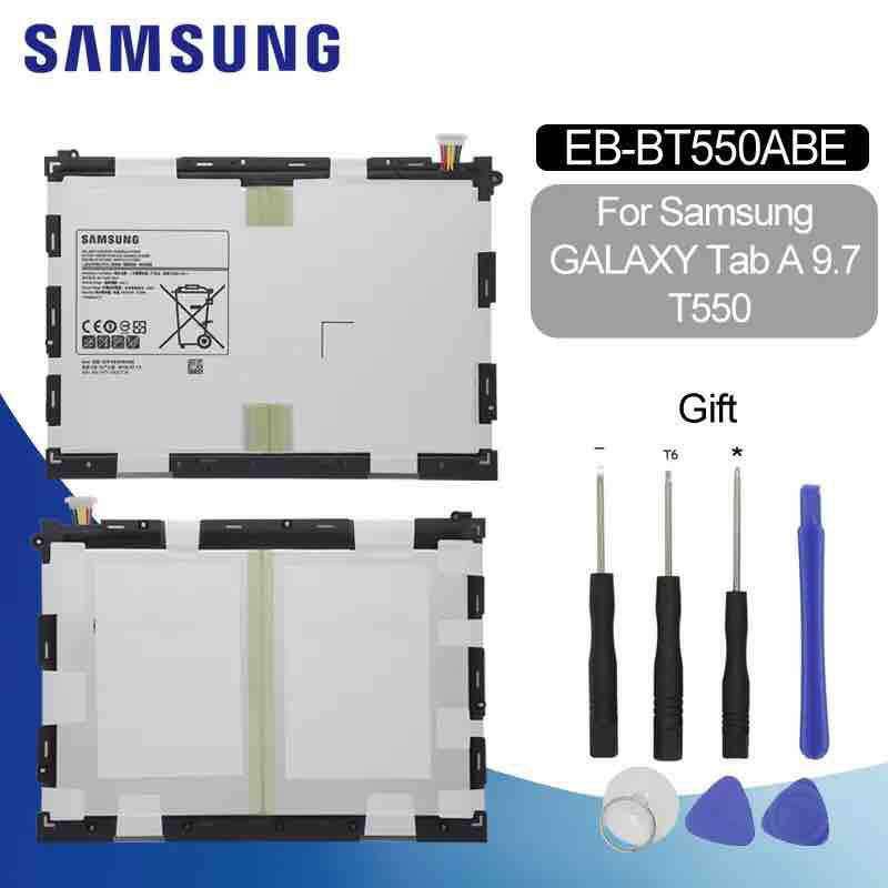 samsung-แท็บเล็ตแบตเตอรี่-eb-bt550abe-สำหรับ-samsung-galaxy-tab-a-9-7-sm-t550-sm-p550-sm-t555c-sm-t555-sm-p351-6000-mah