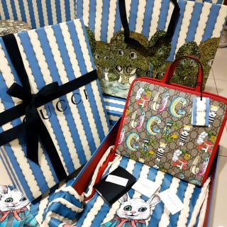 Gucci kidtote  น้องเเมวลิมิเตด