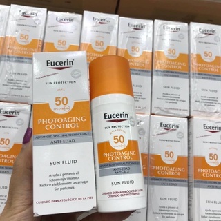 Eucerin Sun Protection Photoaging Control Fluid SPF50 ขนาด50ml.