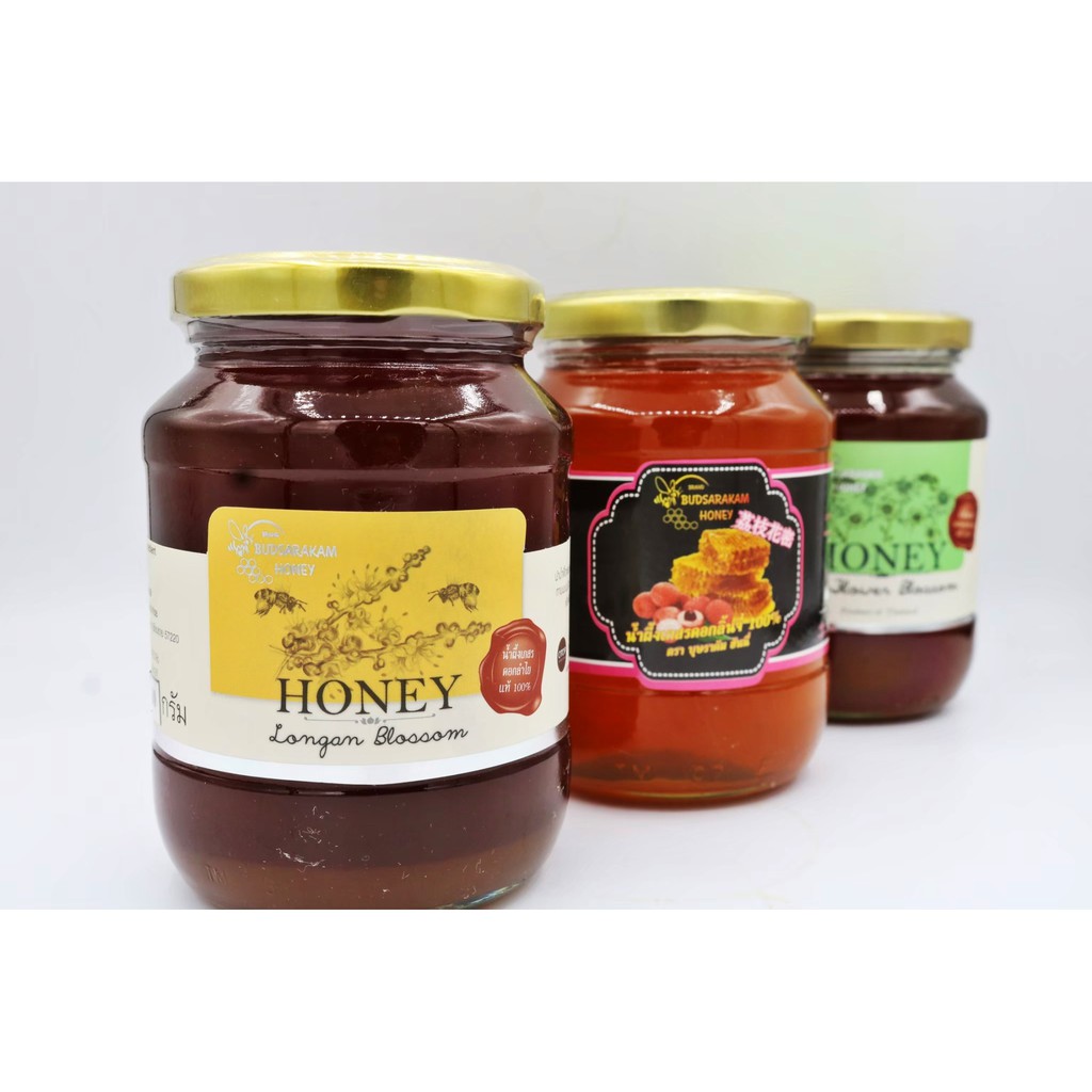 น้ำผึ้งดอกเบญจพรรณ-ขนาด-500-กรัม-น้ำผึ้งแท้-wild-honey-100