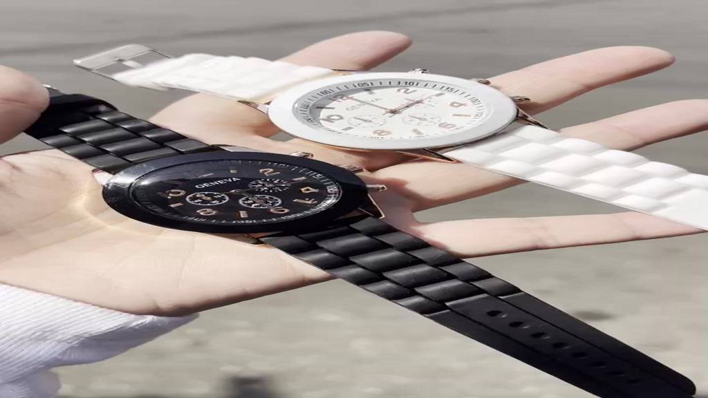 นาฬิกาแฟชั่นgeneva100-กลม-กันน้ำได้-มีประกัน-พร้อมส่งจากไทย-ส่งของทุกวัน