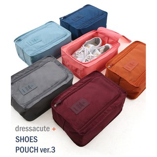 กระเป๋าใส่รองเท้า 🚨 มีช่องเก็บของ Shoes Pouch V.3  ทรงไม่แข็ง รุ่น 1006