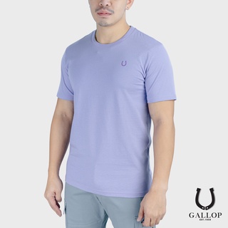 สินค้า GALLOP : เสื้อยืดคอกลม BASIC -T-SHIRT (Round-necked) รุ่น GN9006 สีม่วง