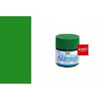 สินค้า สีสูตรน้ำ ACRYSION COLOR N26 Bright Green 10ml