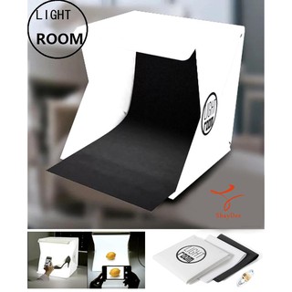 ภาพหน้าปกสินค้าสตูดิโอถ่ายภาพ กล่องถ่ายภาพ แบบพกพา Light Room Photo Studio 9\" (24cm.) Photography Lighting Tent Kit Mini Cube Box ที่เกี่ยวข้อง