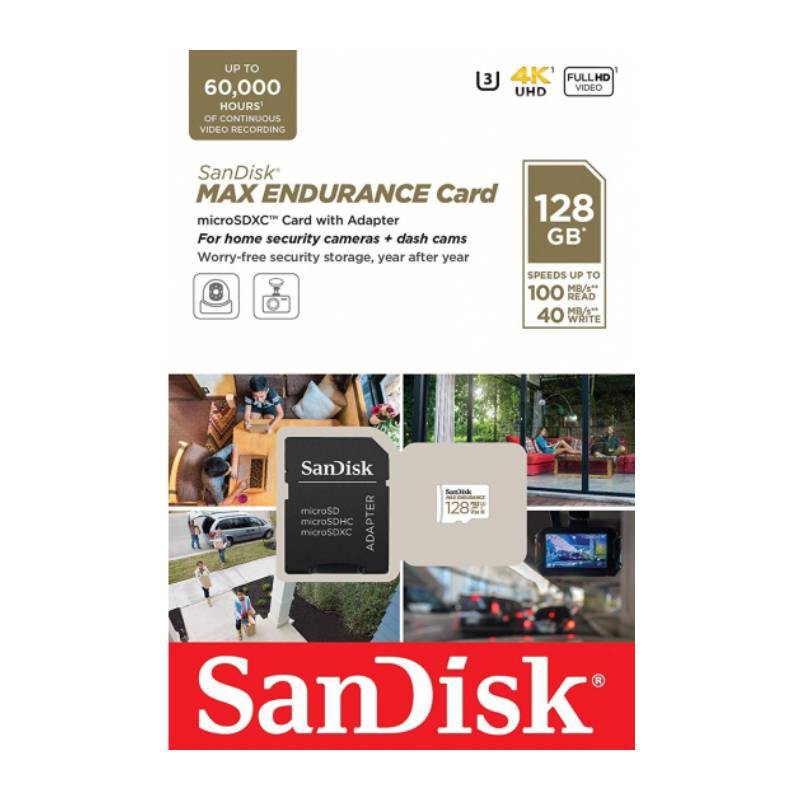 ภาพสินค้าSanDisk MicroSDXC Card MAX ENDURANCE 128GB (SDSQQVR-128G-GN6IA) White by Banana IT จากร้าน bananaonlineshop บน Shopee ภาพที่ 4