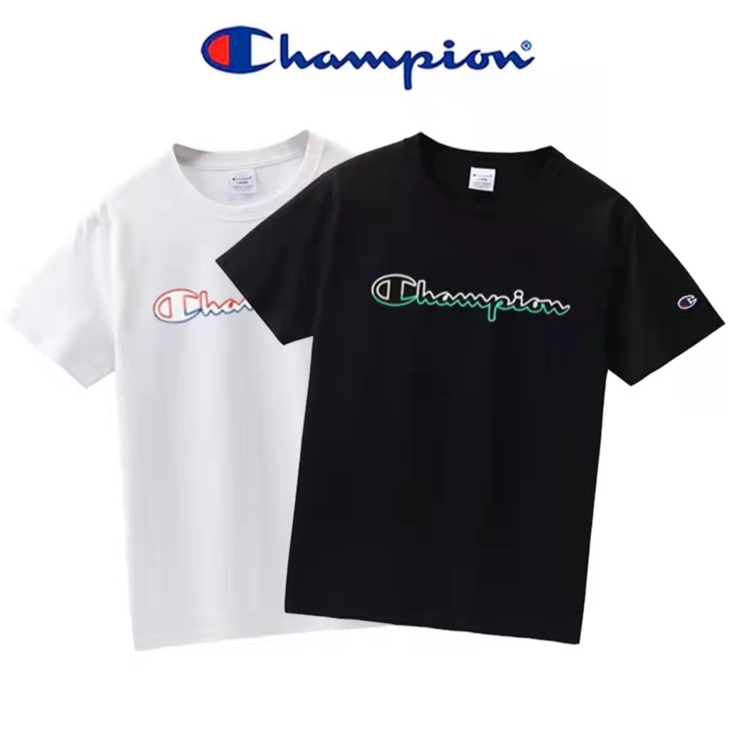 พร้อมส่ง-เสื้อยืด-champion-t-shirt-เสื้อผู้หญิงผู้ชาย-เของแท้