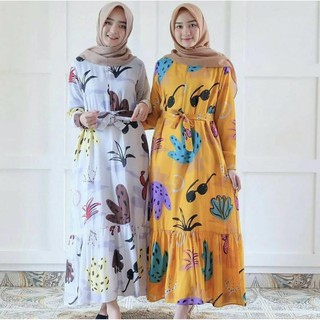 (จ่ายเงินปลายทาง) (โหลด 1 กก. 5 ชิ้น) Queen GAMIS MOTIF RAYON กระบองเพชรพรีเมี่ยม