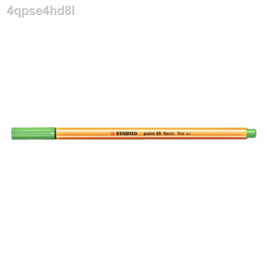 official-store-stabilo-point-88-set-8810-ปากกาสีหมึกน้ำ-fibre-tip-pen-ชุด-10-สี-ปากกาหัวเข็ม-ปากกาหัวสักหลาด