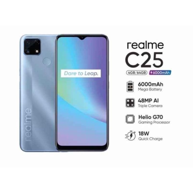 REALME C25 [ 4/64] เครื่องศูนย์ รับประกัน 1 ปี | Shopee Thailand