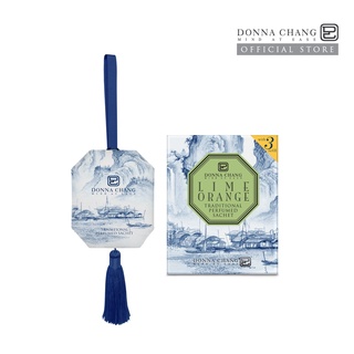 DONNA CHANG Lime Orange Perfumed Sachet ดอนน่า แชง ถุงหอมปรับอากาศ ถุงหอม น้ำหอมปรับอากาศ น้ำหอมในรถยนต์