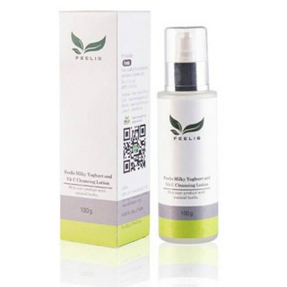 Feelis Milky Yoghurt & Vit C Cleansing Lotion น้ำนม โยเกิร์ต ทำความสะอาดผิวหน้า