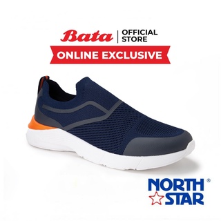 ภาพหน้าปกสินค้าBata บาจา (Online Exclusive) ยี่ห้อ North Star รองเท้าผ้าใบ รองเท้าผ้าใบ Sneakers ลำลอง รองเท้าสนีกเกอร์แคชชวล สำหรับผู้ชาย รุ่น Saxton สีน้ำเงิน 8209025 ที่เกี่ยวข้อง