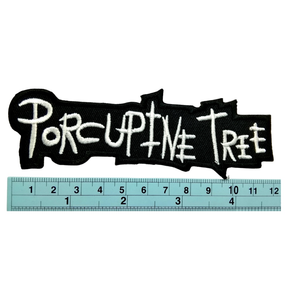 porcupine-tree-ตัวรีดติดเสื้อ-หมวก-กระเป๋า-แจ๊คเก็ตยีนส์-hipster-embroidered-iron-on-patch-diy