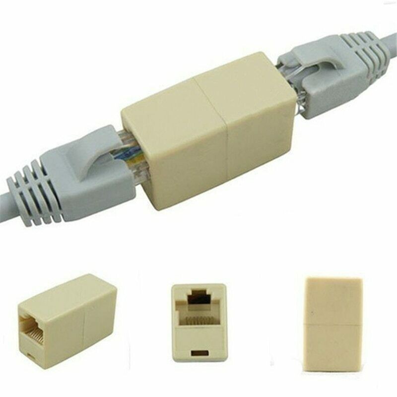 ภาพสินค้าส่งเร็ว หัวต่อ ข้อต่อ แยกสายแลน 1:1 / ตัวต่อ 1 : 2 RJ45 Splitter 1 to 2 Way LAN Network Ethernet Adapter RJ-45 DM จากร้าน dm_deemark_so_good บน Shopee ภาพที่ 3