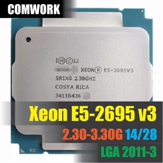 ซีพียู Intel XEON E5 2695 V3 LGA 2011-3 CPU PROCESSOR X99 C612 WORKSTATION SERVER DELL HP COMWORK