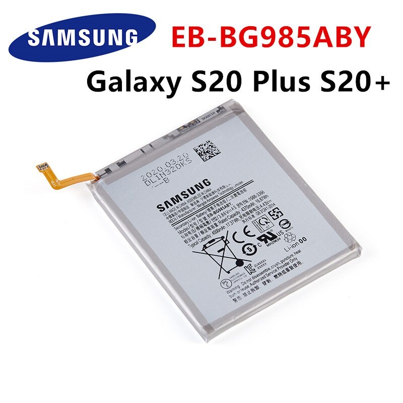 BATTERIE ORIGINALE SAMSUNG EB-BG985ABY GALAXY S20+ S20 + 4500mAh SM-G985F OEM + KIT OUTILS