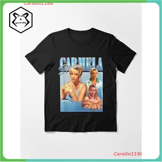 New Carmela-Soprano - Carmela Soprano Cute Essential T-Shirt เสื้อยืด ดพิมพ์ลาย ดผ้าเด้ง คอกลม cotton ความนิยม discount