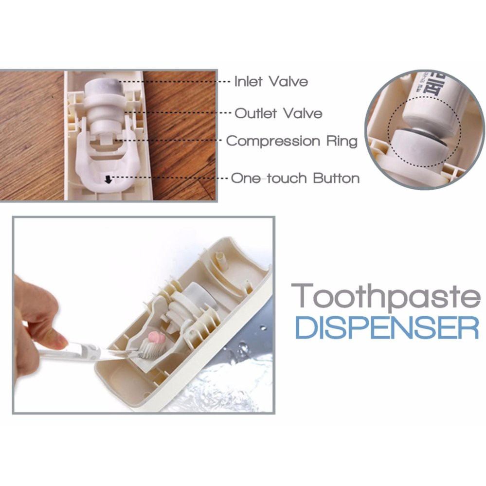 ถูกและดี-กดยาสีฟันศูนย์ยากาศ-toothpaste-dispenser