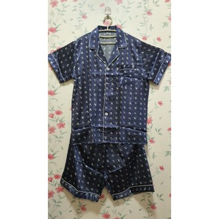 👚[Asleepingplus] ชุดนอนผ้าซาตินไซส์ใหญ่ ลายกราฟฟิก หลากหลายสี แขนสั้น ขาสั้น👚💤💤💤💤💤
